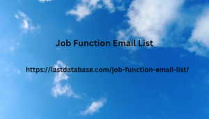 Job Function Email List 