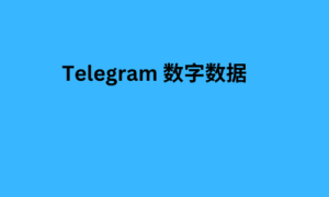 Telegram 数字数据