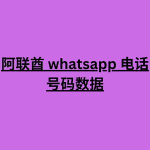 阿联酋 whatsapp 电话号码数据